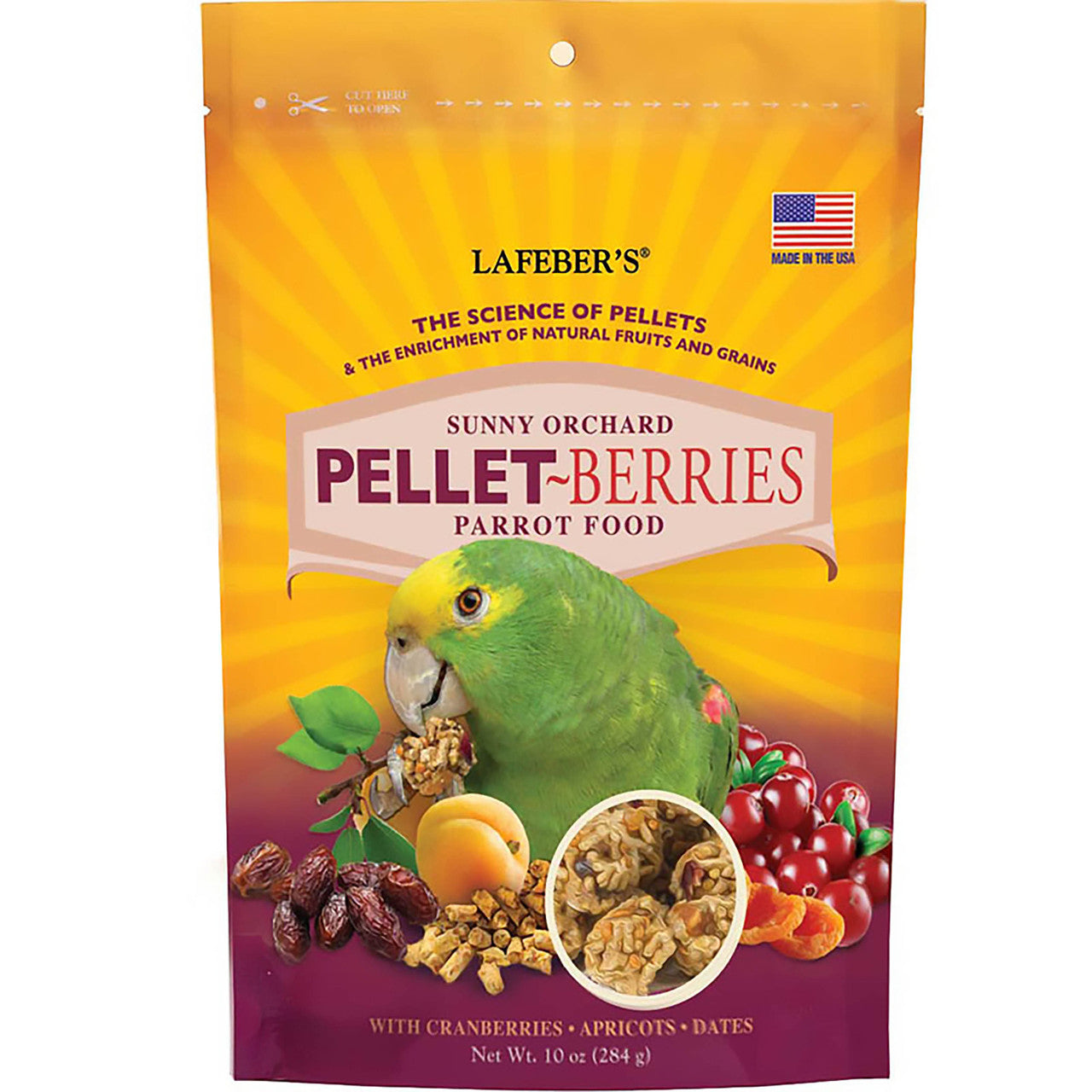 Lafeber Company Pellet-Berries Sunny Orchard Parrot Food 10oz