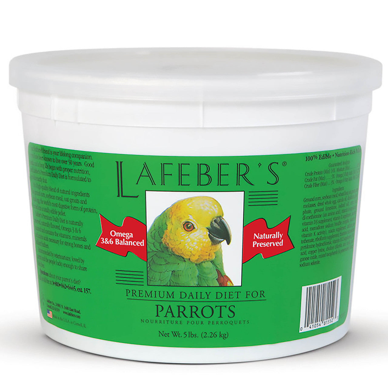 Lafeber Company Premium Daily Pellets for Parrots 5lb