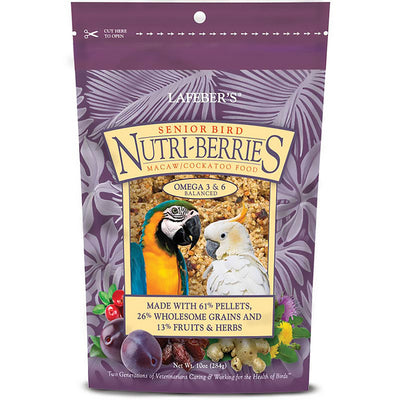 Lafeber Company Senior Bird Nutri-Berries Macaw & Cockatoo Food 10oz