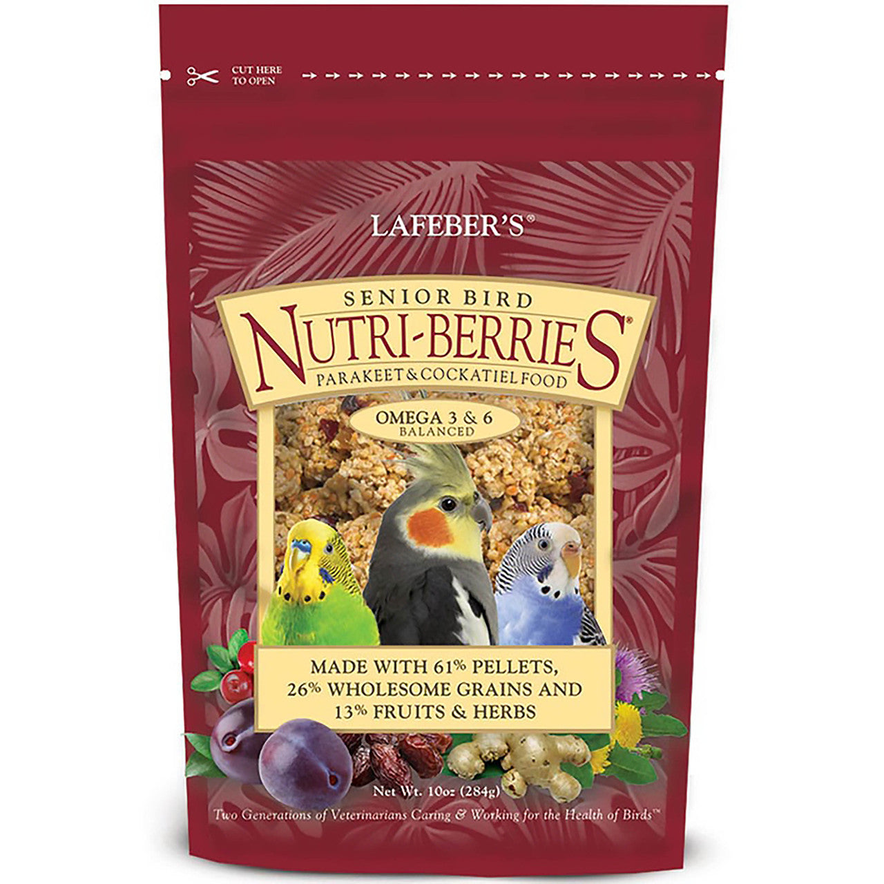Lafeber Company Senior Bird Nutri-Berries Parakeet & Cockatiel Food 10oz