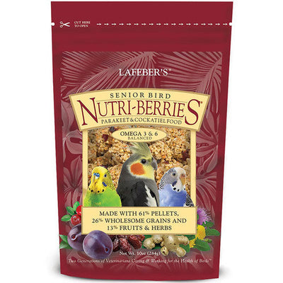 Lafeber Company Senior Bird Nutri - Berries Parakeet & Cockatiel Food 10oz