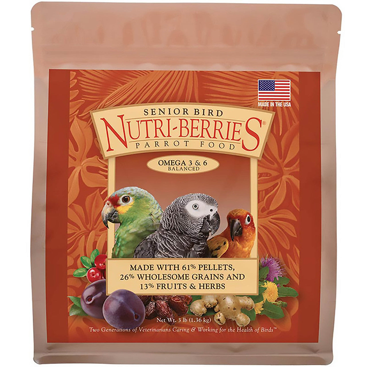 Lafeber Company Senior Bird Nutri-Berries Parrot Food 3lb