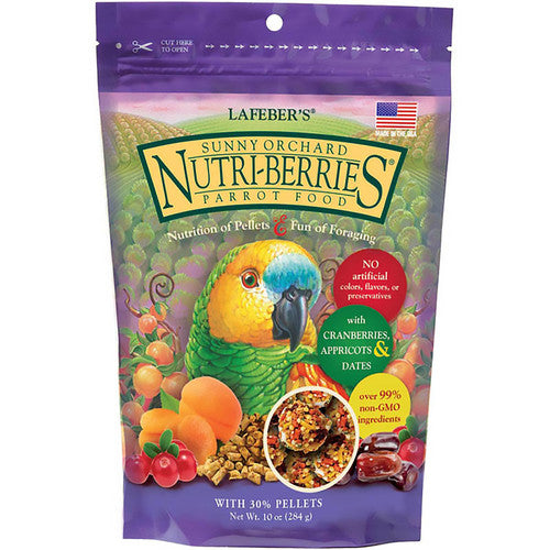 Lafeber Company Sunny Orchard Nutri - Berries Parrot Food 10oz - Bird