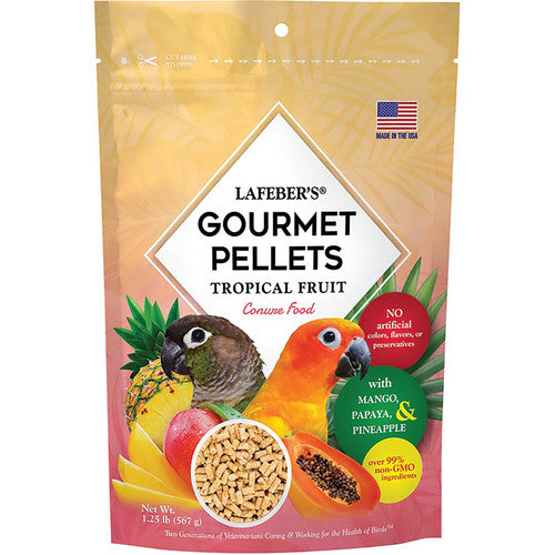 Lafeber Company Tropical Fruit Gourmet Pellets Conure Bird Food 1.25lb