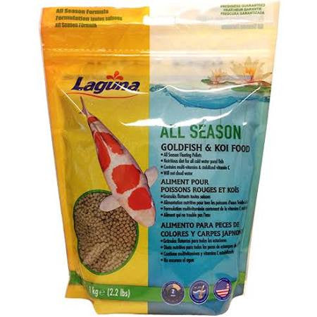 Laguna Allseason Goldfish and Koi Float Food 2.2lb Pt75 015561200752
