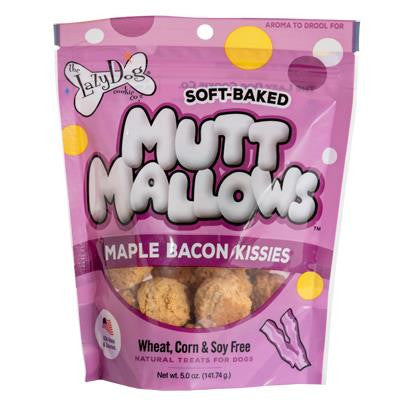 Lazy Dog Mutt Mallows Maple Bacon Kissies 5 oz