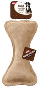 Dura-Fused Leather Bone Dog Toy Brown 9 in 077234044353