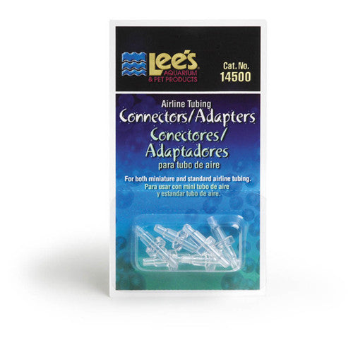 Lees Airline Connectors/Adapters Clear 6 Count - Aquarium