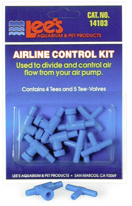 Lees Airline Control Kit Blue 2 Pack - Aquarium