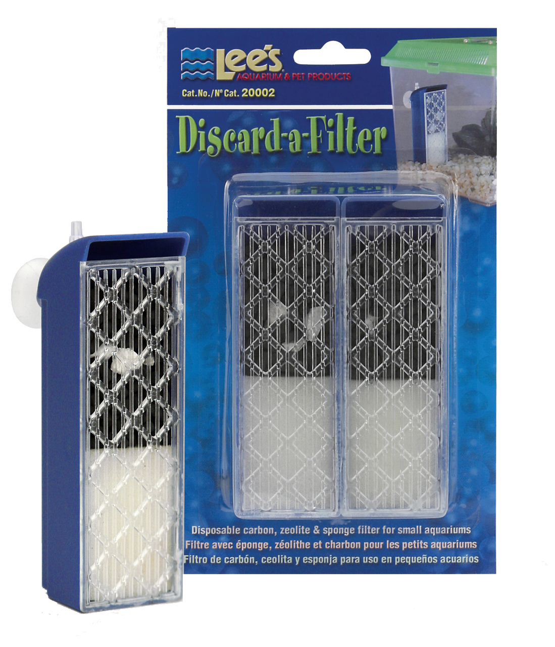 Lees Discard-A-Filter Blue 2 Pack