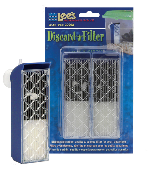 Lees Discard - A - Filter Blue 2 Pack - Aquarium