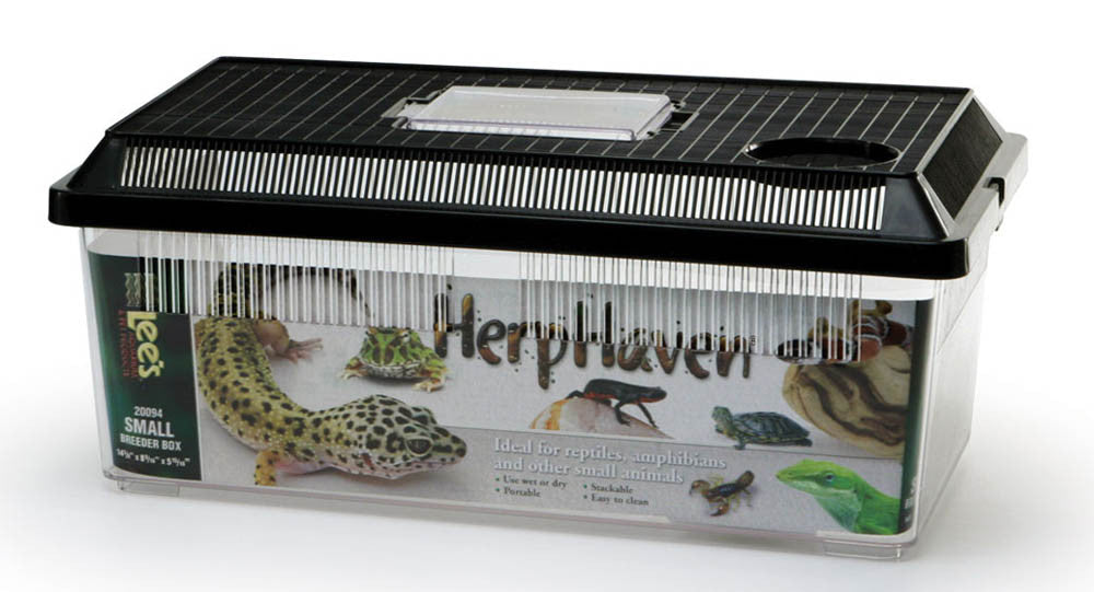 Lees HerpHaven Breeder Box Black 14.37in X 5.88in SM