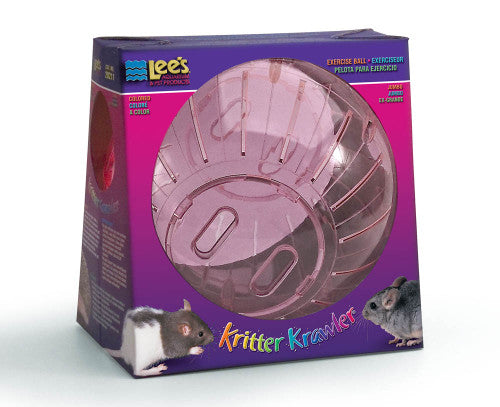Lees Kritter Krawler Colored View - Thru Box Exercise Wheel Pink Jumbo - Small - Pet