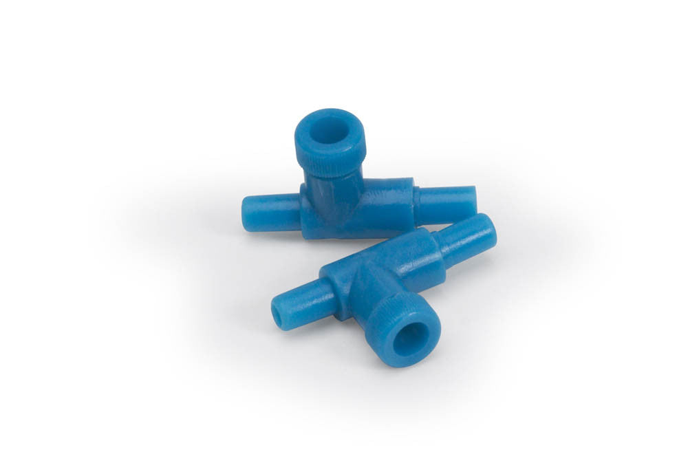 Lees Plastic Valve for Aquarium Pumps 2-Way Blue 2 Pack