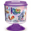 Lees Round Kritter Keeper with Lid & Pedestal Label Assorted 1.5gal LG - Aquarium