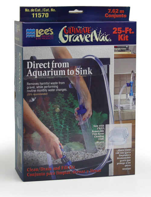Lees The Ultimate Gravel Vac Kit 25 Feet - Aquarium