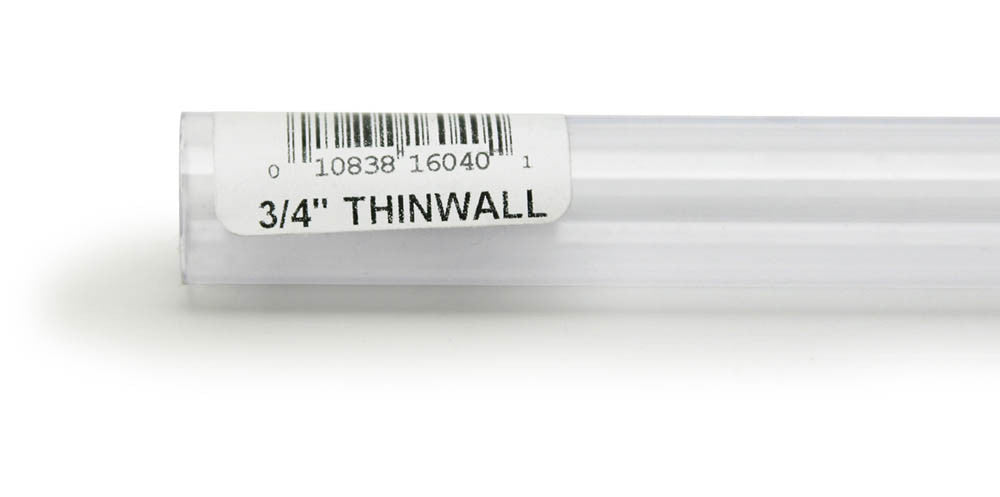 Lees Thinwall Rigid Aquarium Tubing Clear 3/4 in x 36 in