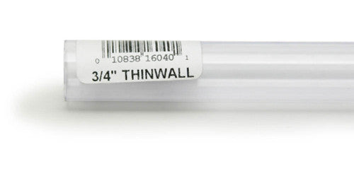 Lees Thinwall Rigid Aquarium Tubing Clear 3/4 in x 36