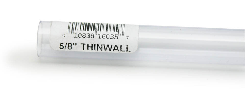 Lees Thinwall Rigid Aquarium Tubing Clear 5/8 in x 36 in
