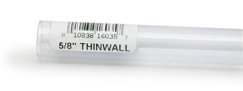 Lees Thinwall Rigid Aquarium Tubing Clear 5/8 in x 36