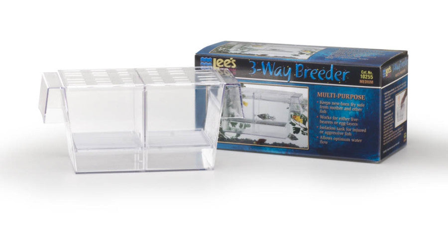 Lees Three - Way Breeder Clear MD - Aquarium