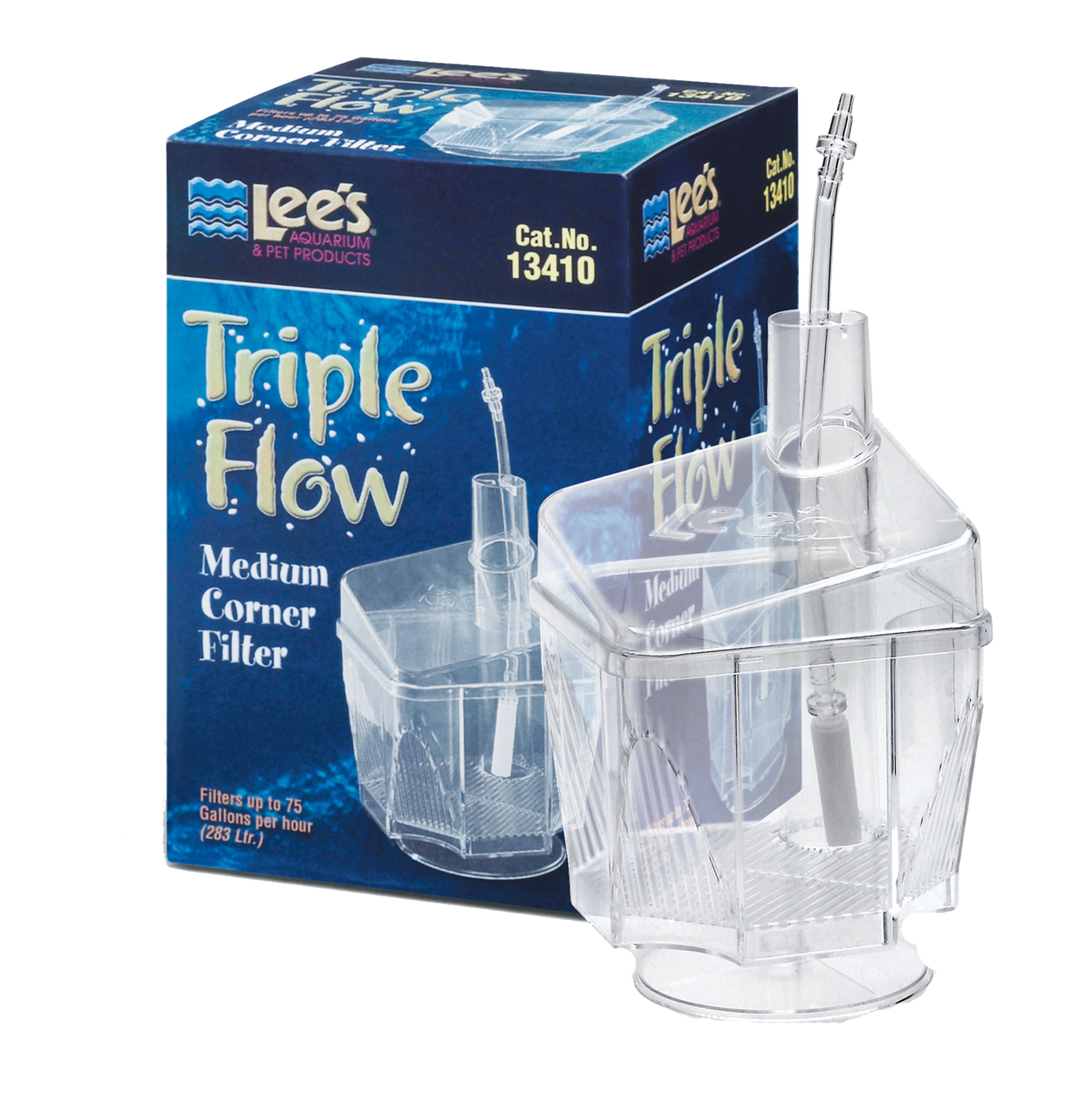 Lees Triple-Flow Corner Filter Clear MD