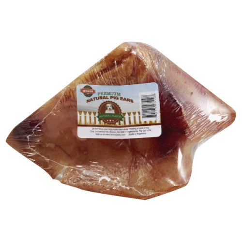 Lennox Natural Pig Ears Wrapped Dog Treat 50ct
