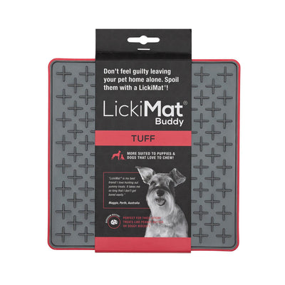 LickiMat Tuff Buddy Red 9349785000326