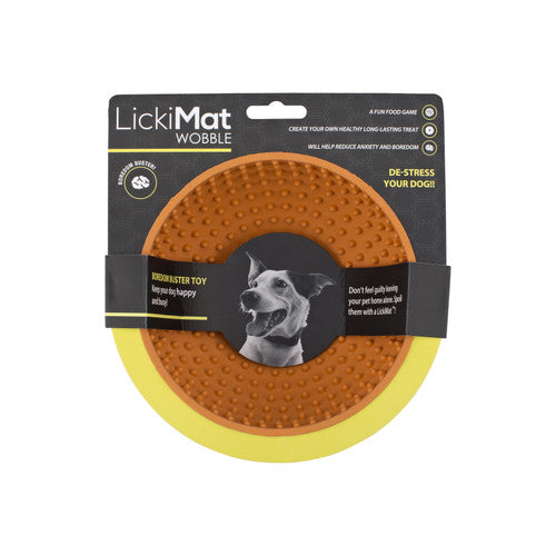 LickiMat Wobble Orange - Dog