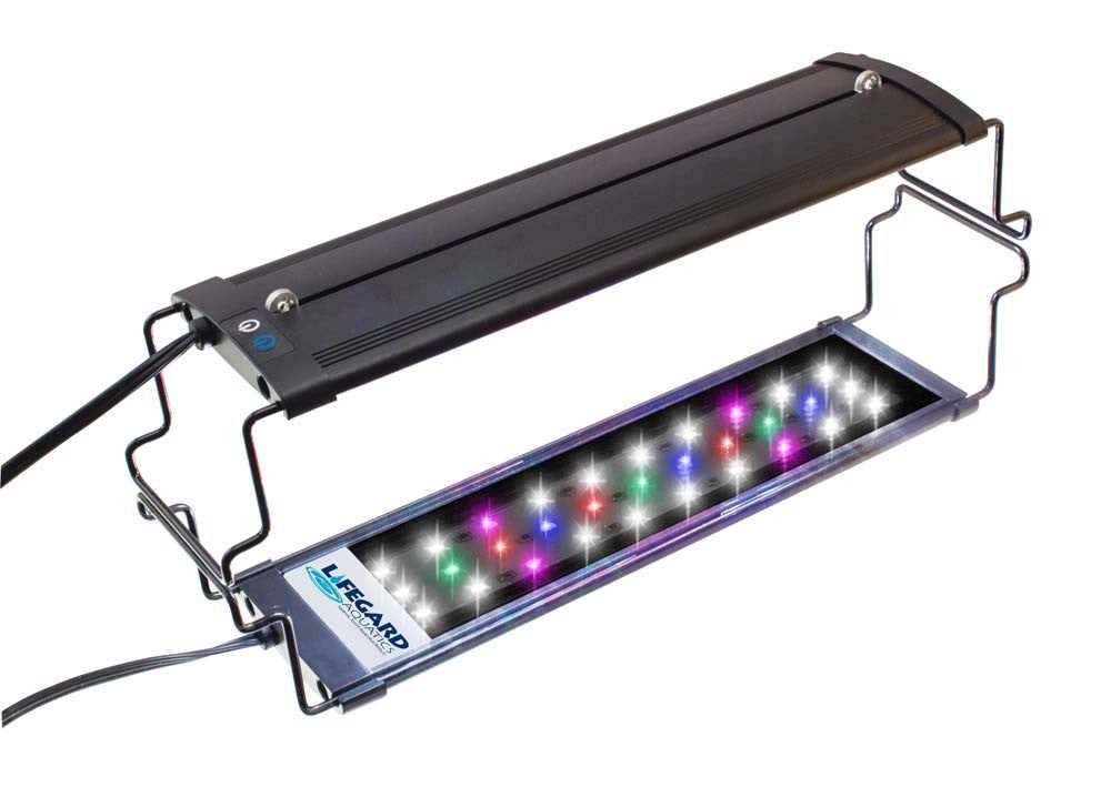 Lifegard Aquatics Full Spectrum LED Light Fixture Black 10 in Nano