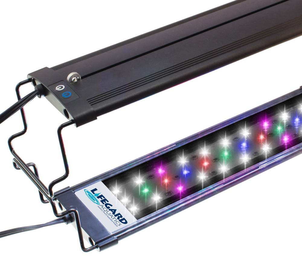 Lifegard Aquatics Full Spectrum LED Light Fixture Black 24 in