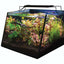 Lifegard Aquatics Full - View Aquarium with Built - in Back Filter Complete Kit Black Clear 7 gal