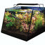 Lifegard Aquatics Full-View Aquarium with Built-in Back Filter Complete Kit Black, Clear 7 gal