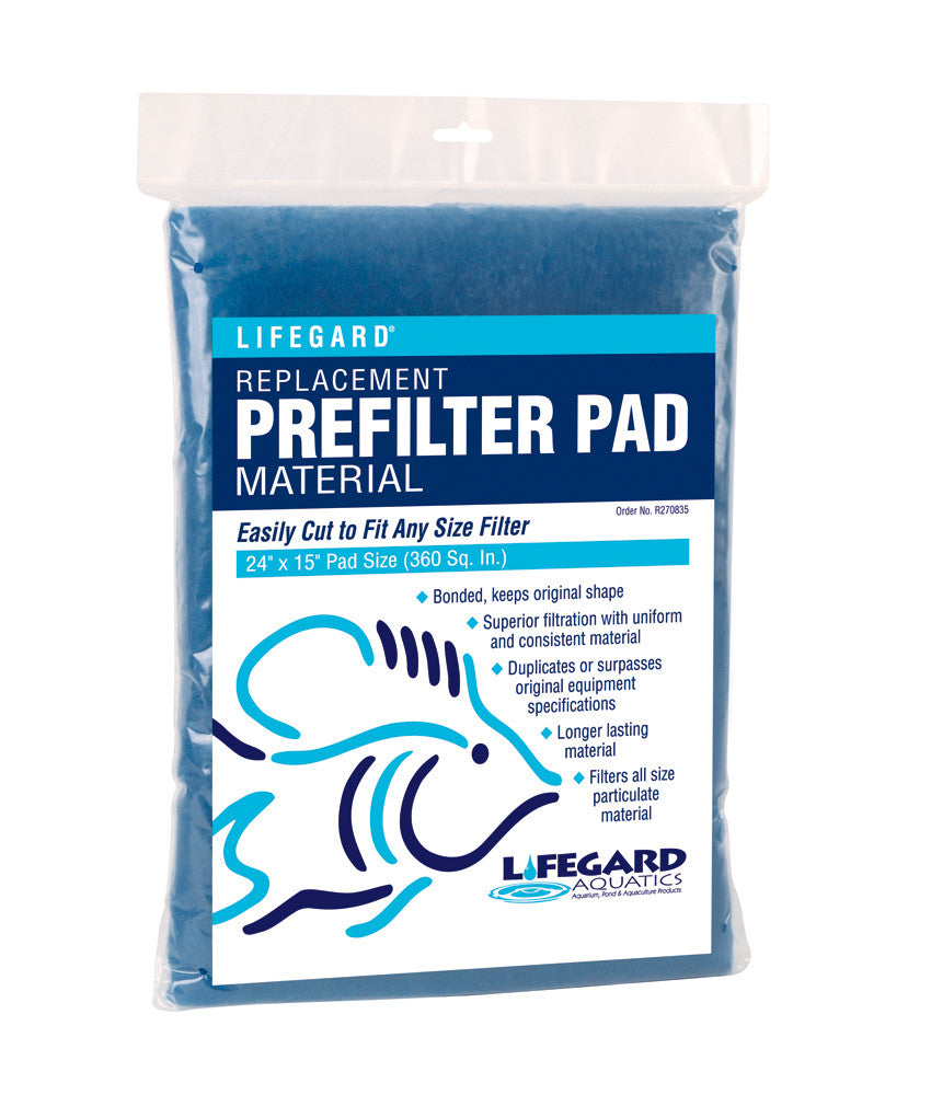 Lifegard Aquatics Replacement Prefilter Pad Blue 2 ft x 90 ft