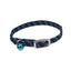 Lil Pals Elasticized Safety Kitten Collar with Reflective Threads Blue 3/8 in x 8 - Cat