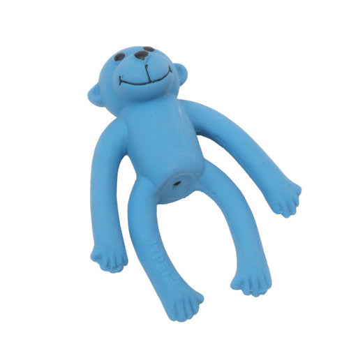 Lil Pals Li’l Latex Dog Toy Monkey Blue 4