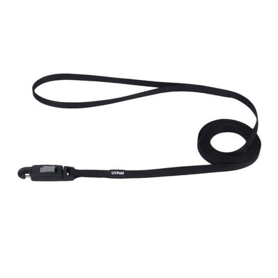 Lil Pals Nylon Dog Leash with E-Z Snap Black 3/8 in x 6 ft
