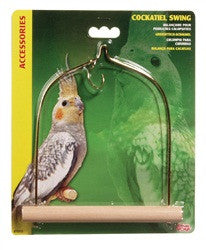 Living World Cockatiel Swing Wood Perch 81515{L + 7} - Bird