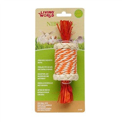 Living World Nibblers Corn Husk Chews Candy 61305{L + 7} (DD) - Small - Pet