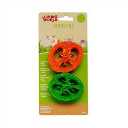 Living World Nibblers Loofah Chews Slices 61479{L + 7} - Small - Pet