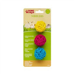 Living World Nibblers Willow Chews Balls 61486{L + 7} - Small - Pet