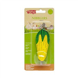 Living World Nibblers Wood Chews Corncob On Sticks 61473{L + 7} - Small - Pet