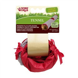 Living World Tunnel Grey and Red Small 61395{L + 7} - Small - Pet