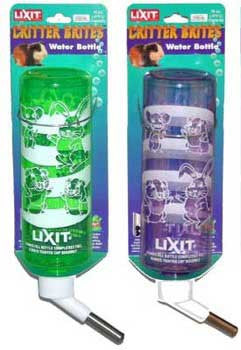 Lixit Hamster Critter Brite Water Bottle 8oz {L + 1} 671003 - Small - Pet