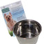 Lixit Stainless Steel Dog Crock Silver 10 Ounces