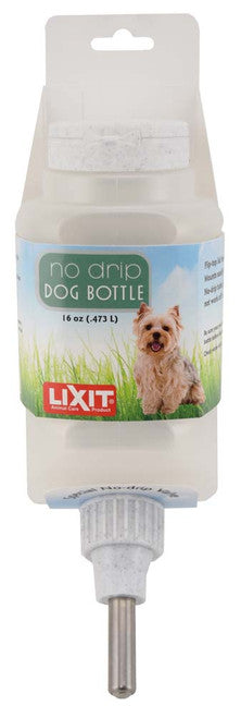 Lixit Top Fill Dog Water Bottle White 16 Ounces