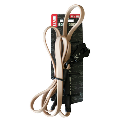Boss Dog Tactical TPU Dog Leash Tan 6 ft 850036272649