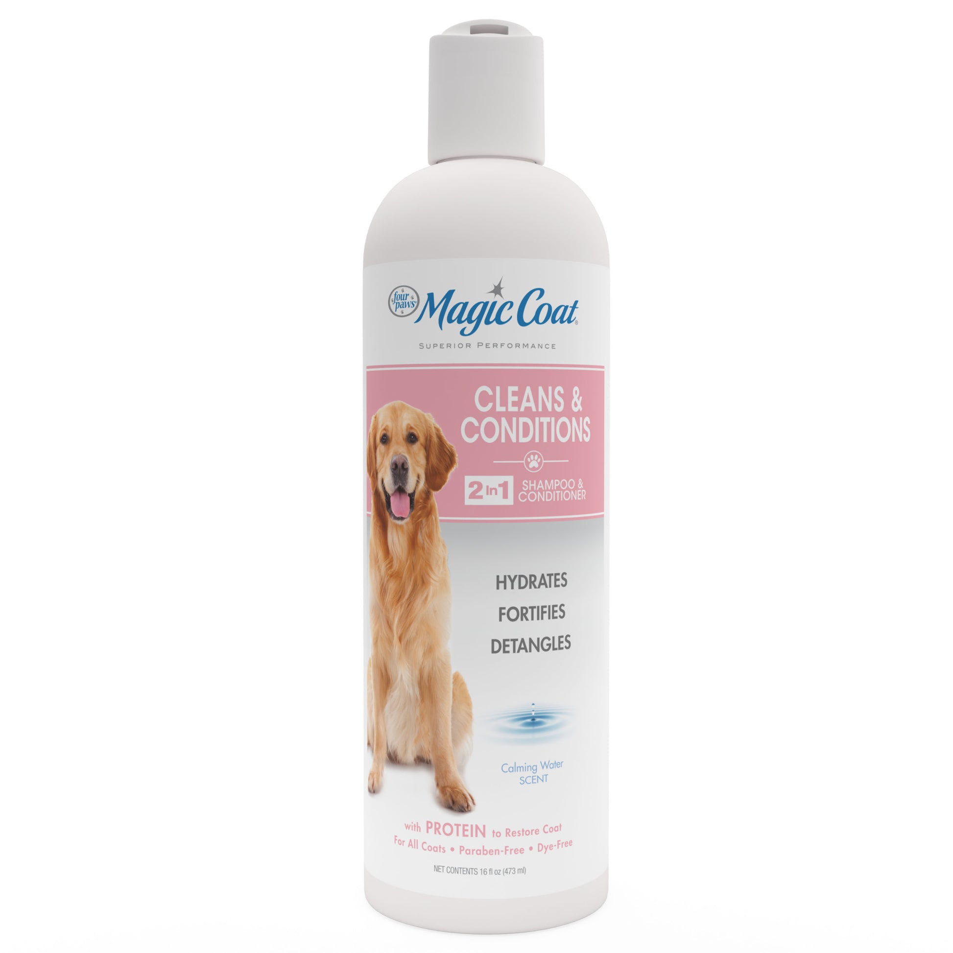 Four Paws Magic Coat Cleanse & Conditions 2-in-1 Dog Shampoo and Conditioner Calming Water 16 oz (1 ct) 045663976392