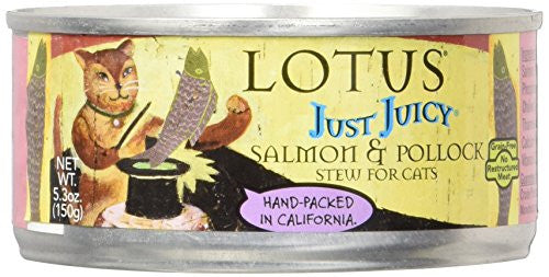 Lotus Cat Juicy Salmon Pollock 5.3oz {L+x} C=24 784815104077