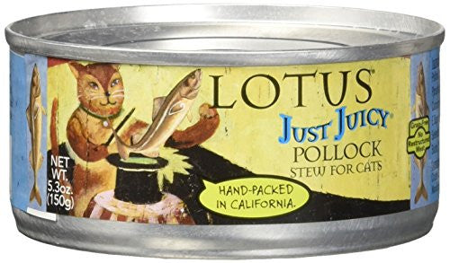Lotus Cat Just Juicy Pollock Stew 5.3oz {L + x} C=24